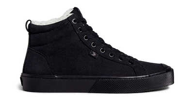 Black suede high tops online