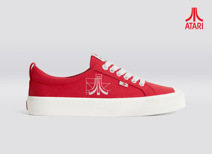 OCA Low ATARI Red Canvas Sneaker Men