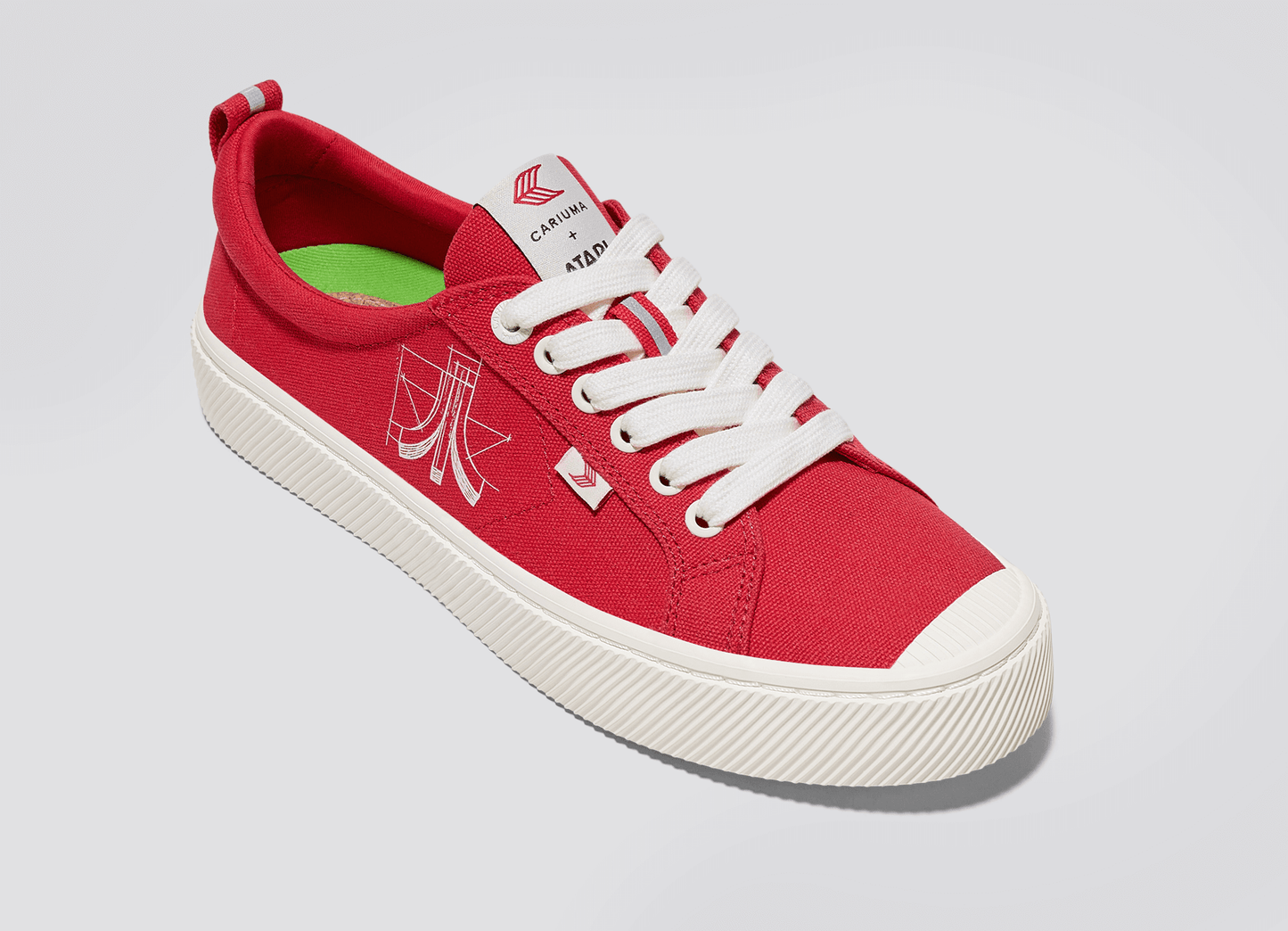 OCA Low ATARI Red Canvas Sneaker Men