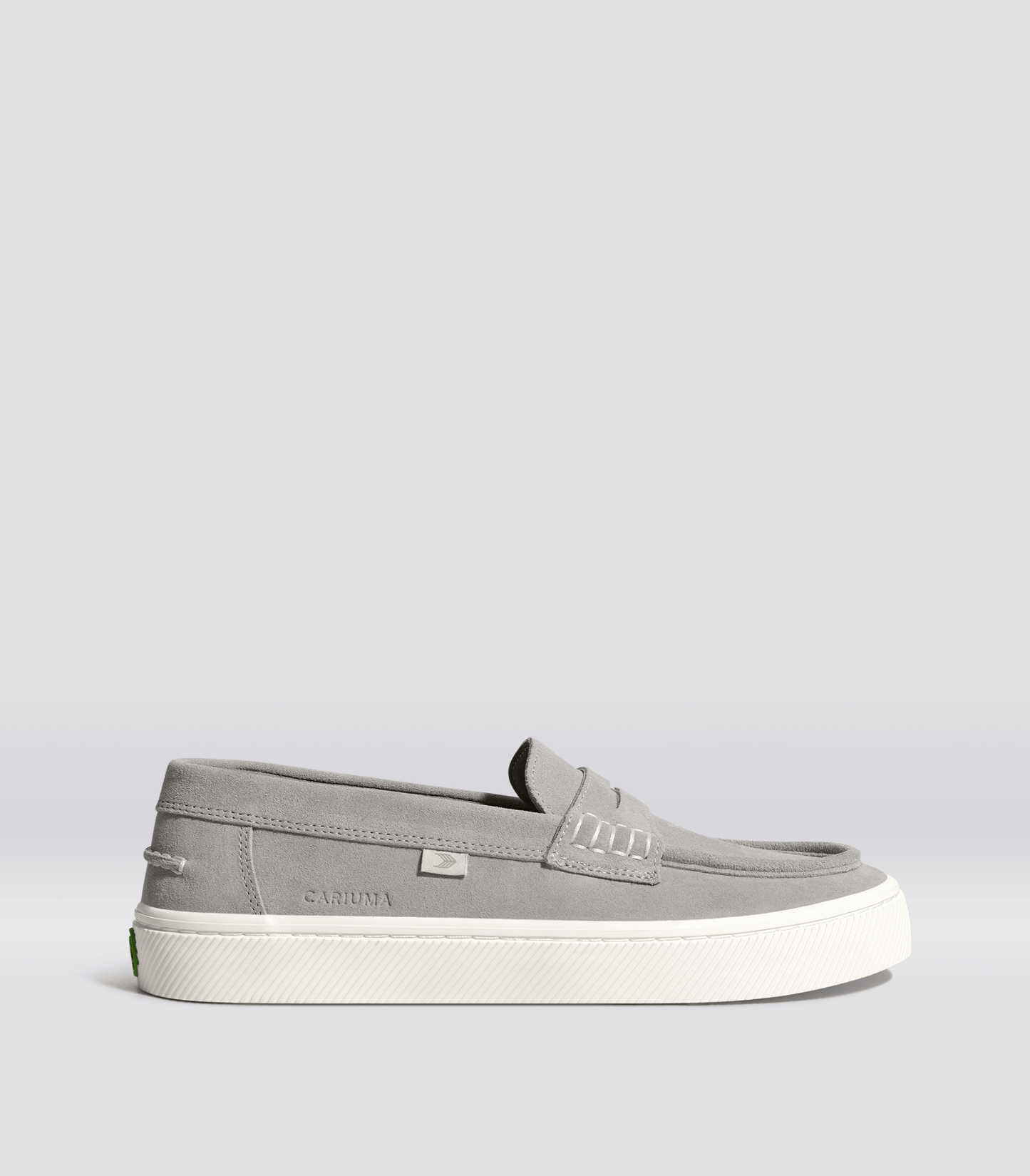 CAJU Loafer Light Grey Suede Women