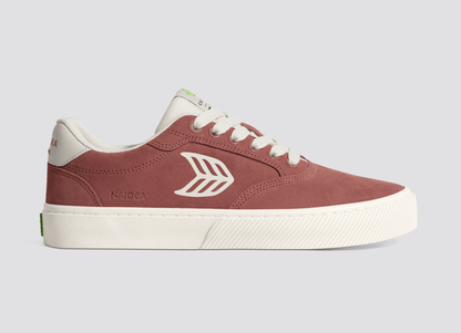 NAIOCA Withered Rose Suede Ivory Logo Sneaker Men