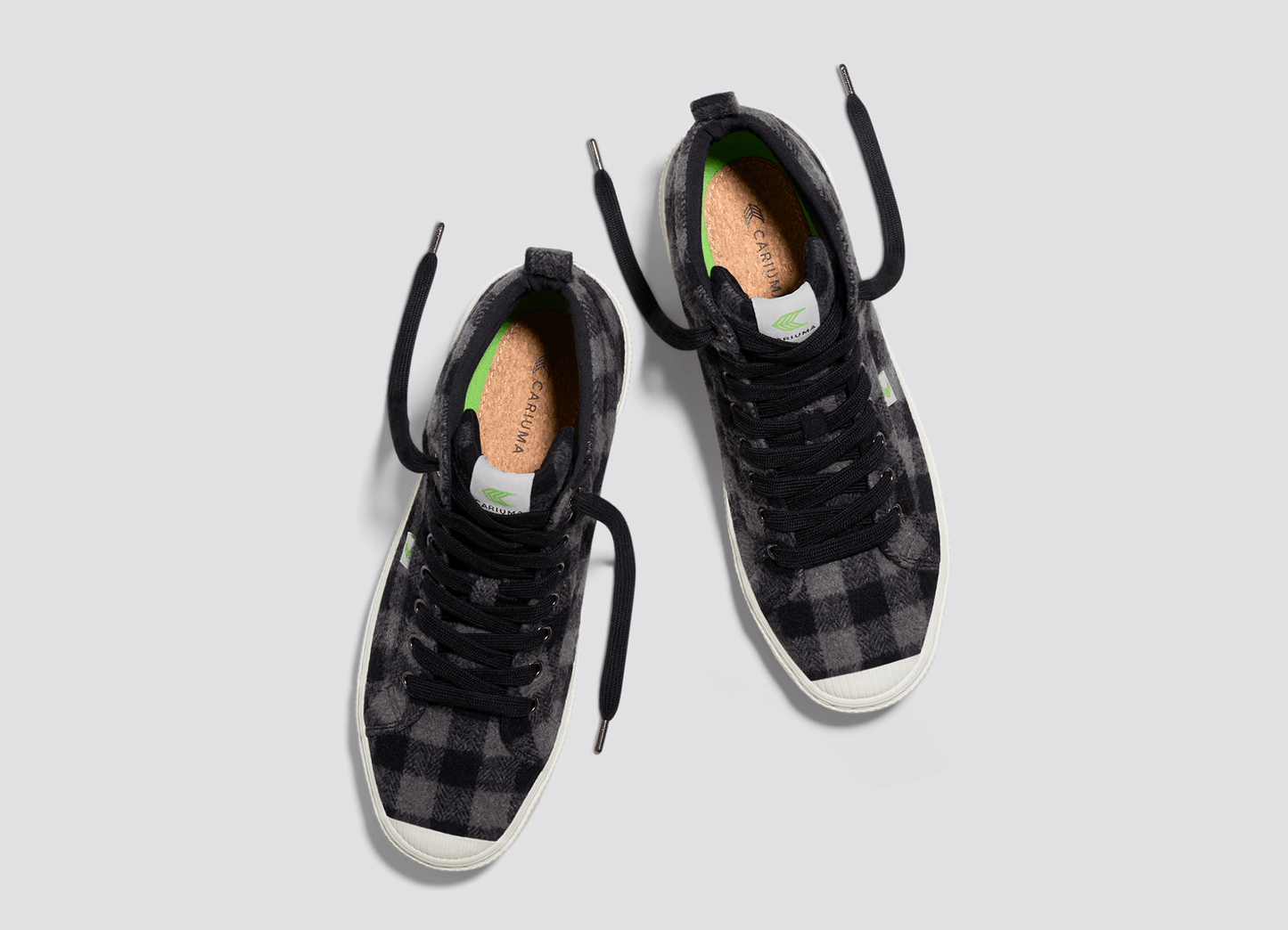 OCA High Black Plaid Sneaker Women