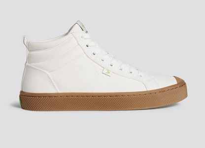 OCA High Gum Off-White Canvas Sneaker Women