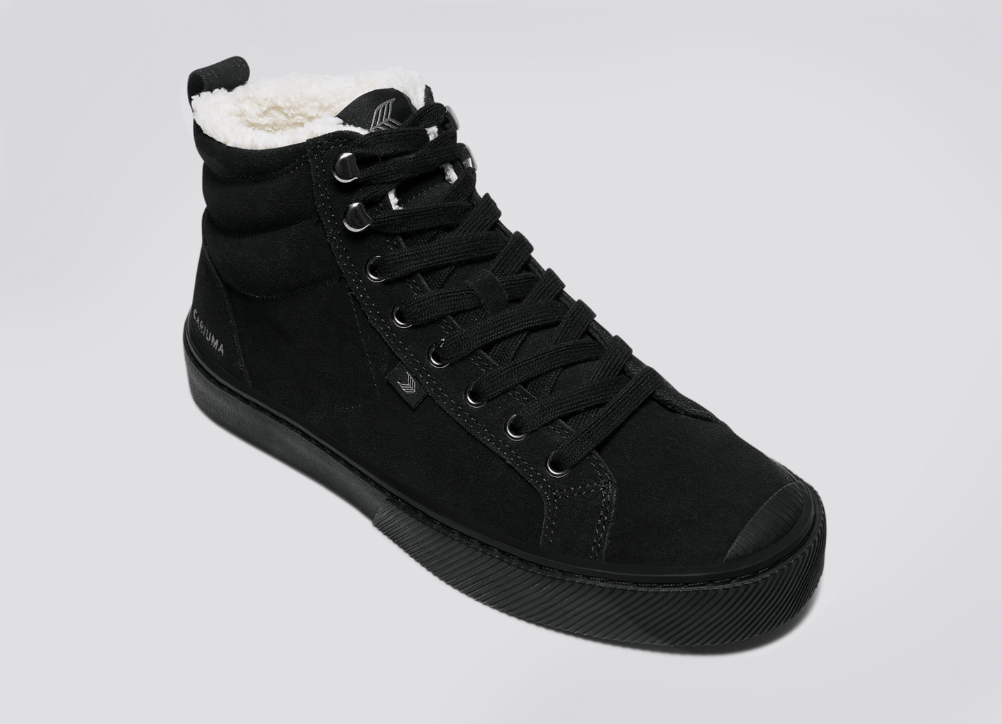 OCA Therma High Hooks All Black Suede Boot Men