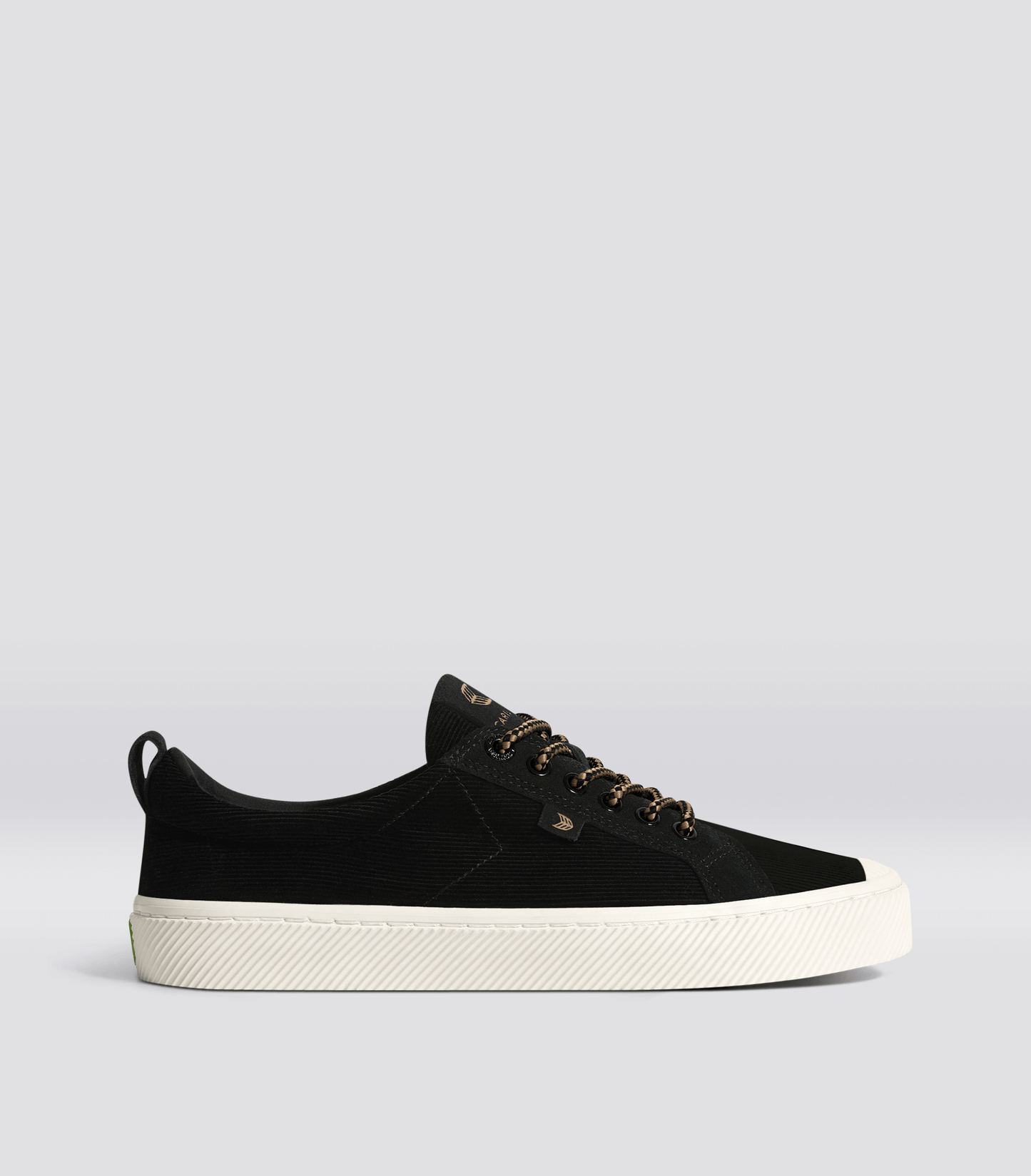 OCA Low Black Corduroy and Suede Sneaker Men