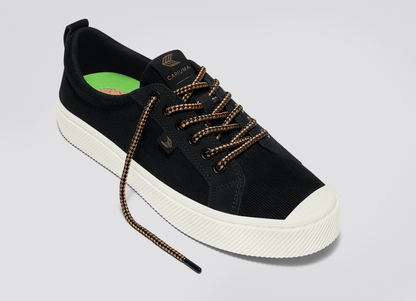 OCA Low Black Corduroy and Suede Sneaker Men