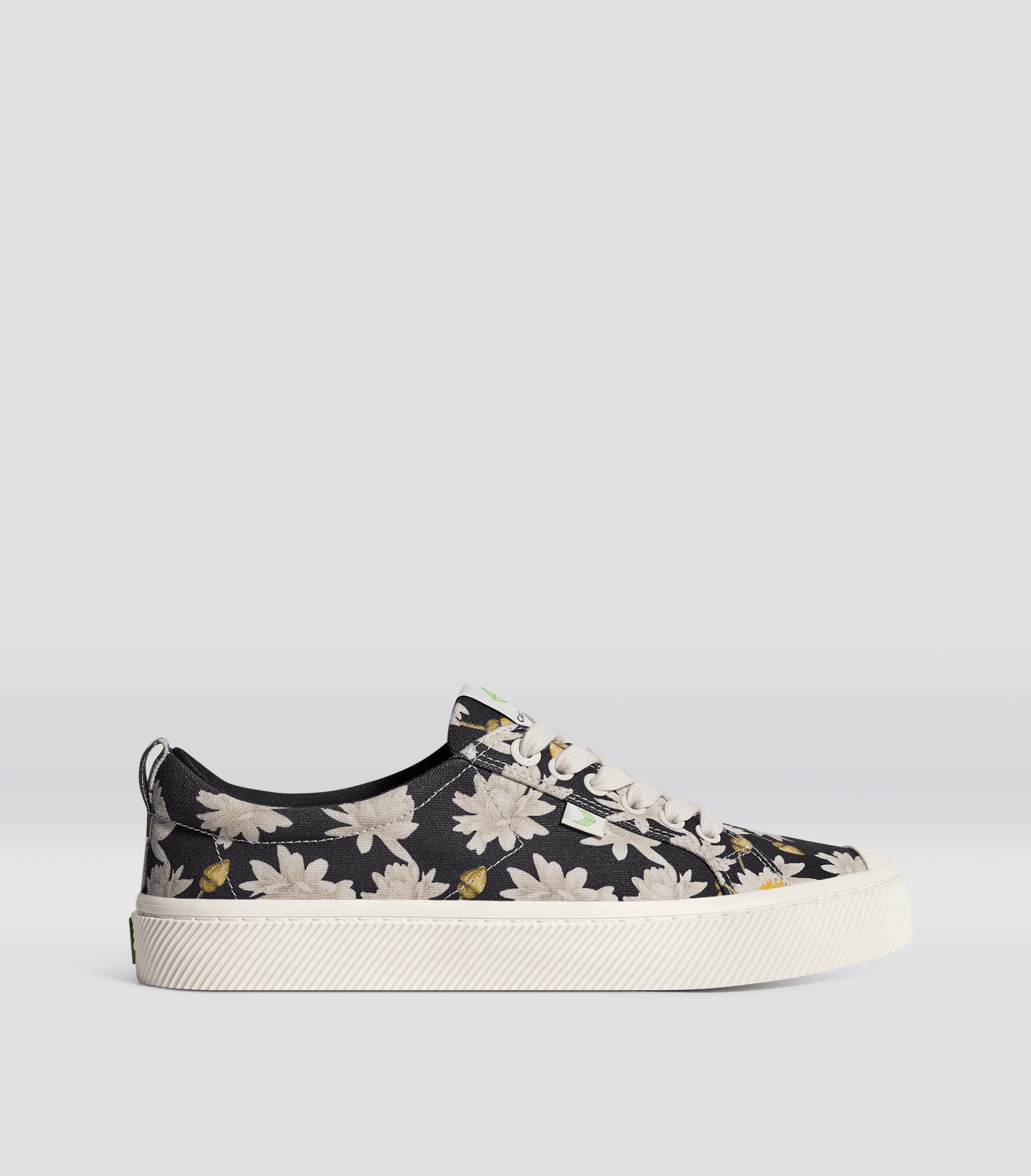 OCA Low Black Canvas Giant Lilies Sneaker Men