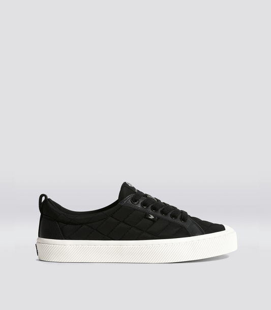 OCA Low Quilt Black Premium Leather Sneaker Men