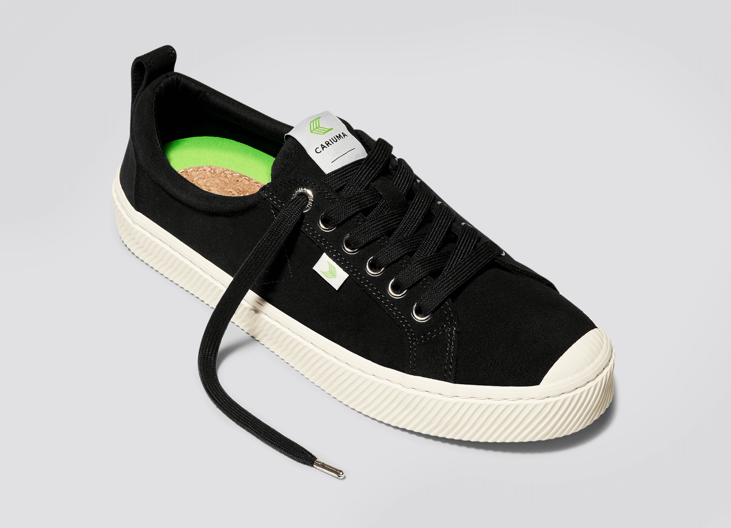 OCA Low Black Suede Sneaker Women