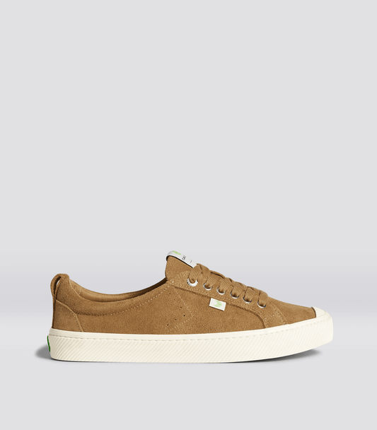 OCA Low Camel Suede Sneaker Men