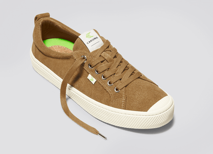 OCA Low Camel Suede Sneaker Women