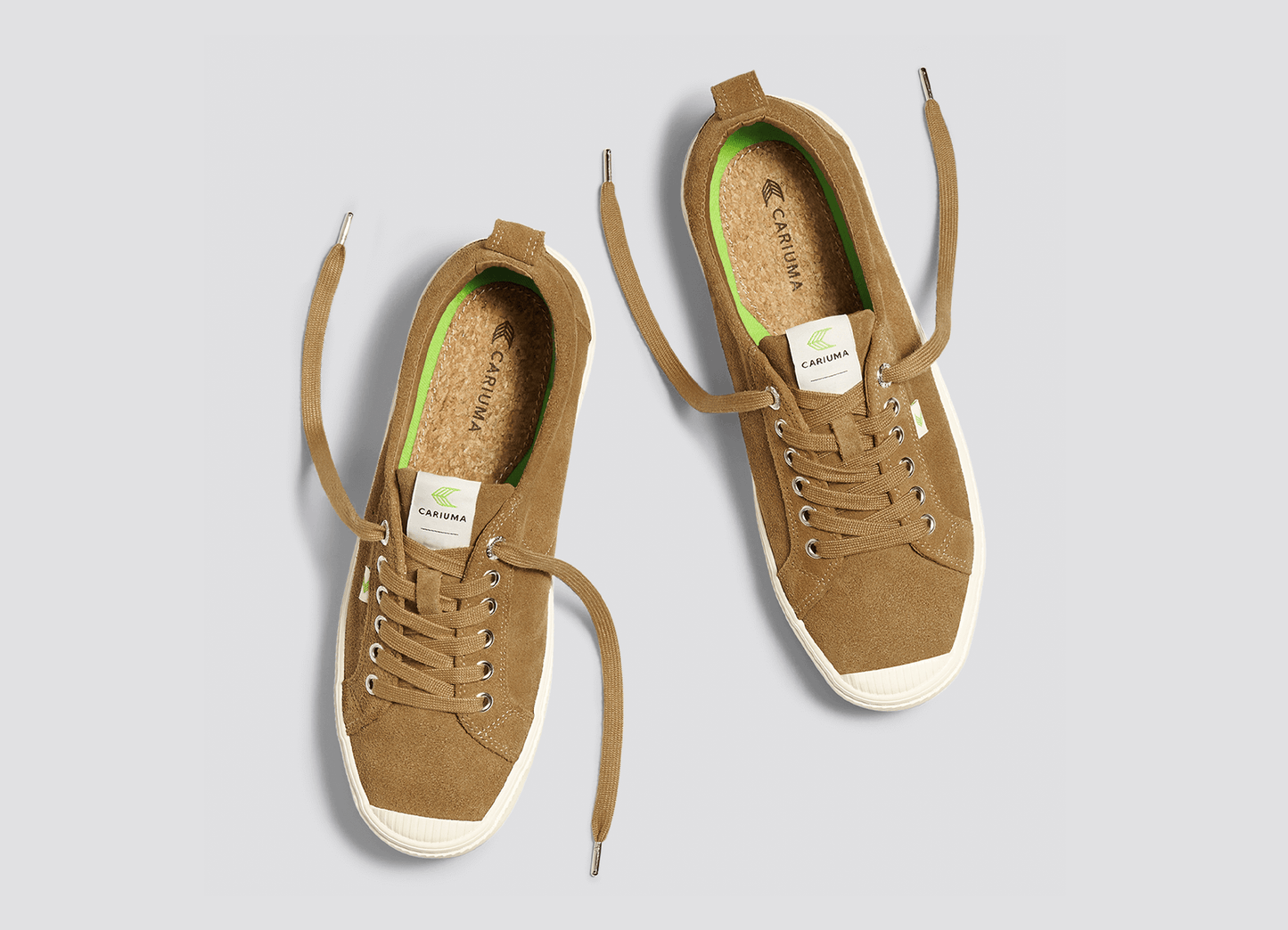 OCA Low Camel Suede Sneaker Women