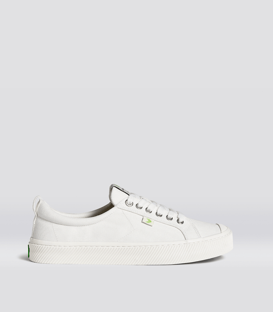 CUSTOM OCA Low Off-White Canvas Sneaker Men