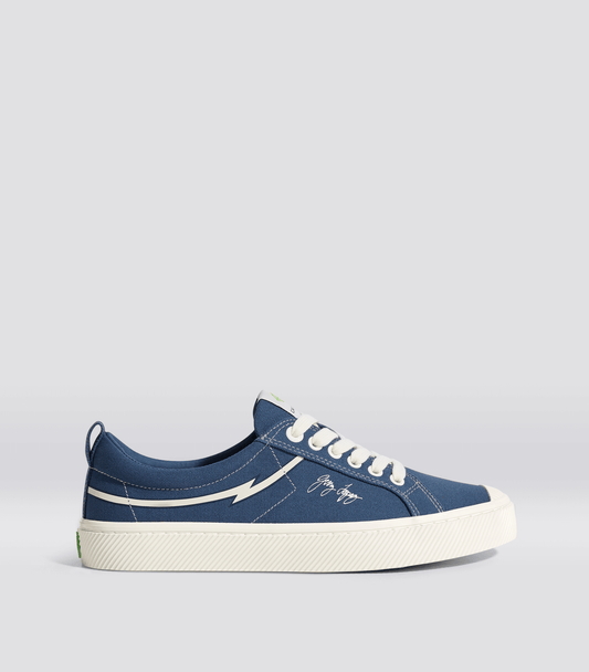 Gerry Lopez OCA Low Shadow Blue Canvas Sneaker Men