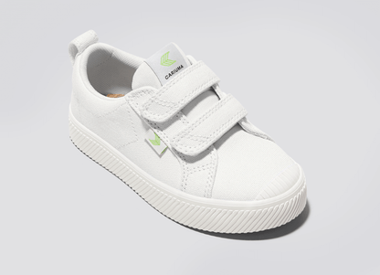 OCA Low Off-White Canvas Sneaker Kids