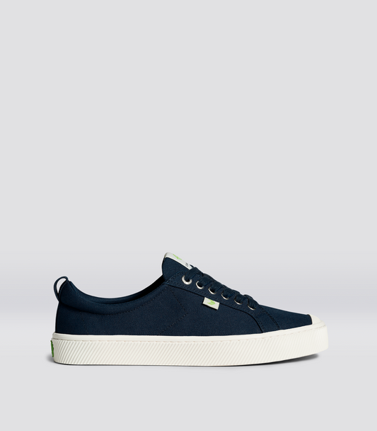 OCA Low Navy Canvas Sneaker Women