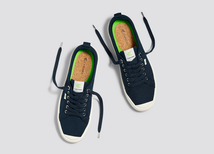 OCA Low Navy Canvas Sneaker Women