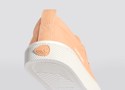 OCA Low Pantone Peach Fuzz Canvas Contrast Thread Sneaker Women