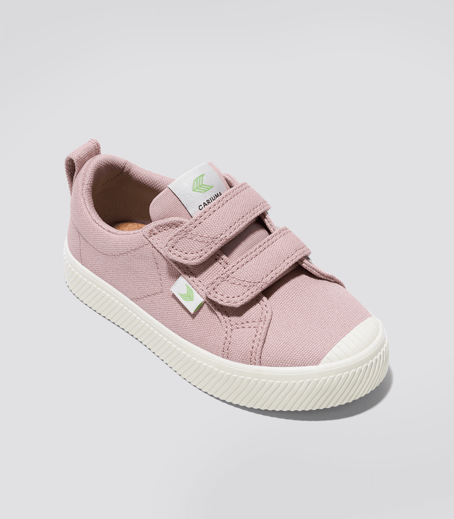 CARIUMA: Canvas Pink Toddler Shoes | OCA Low Kids