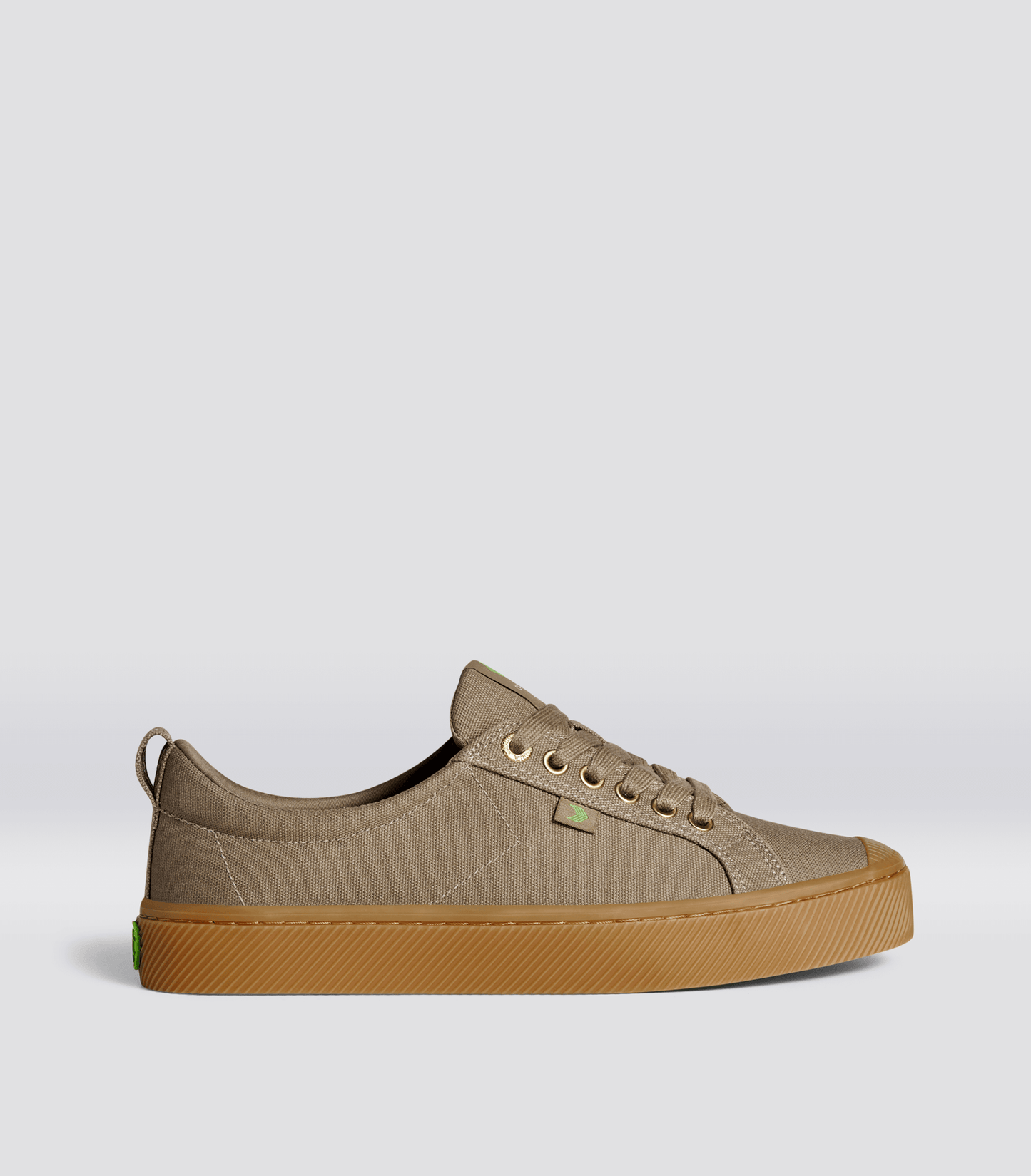 OCA Low Gum Burnt Sand Canvas Sneaker Men