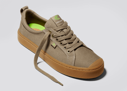 OCA Low Gum Burnt Sand Canvas Sneaker Women