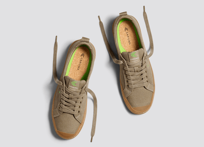 OCA Low Gum Burnt Sand Canvas Sneaker Women