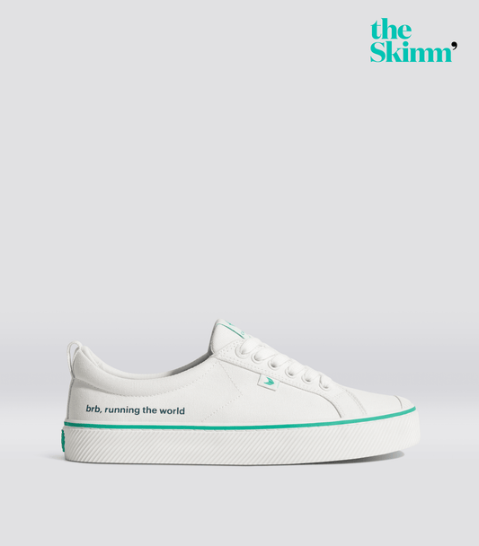 The Skimm OCA Low Off-White Canvas Sneaker Women