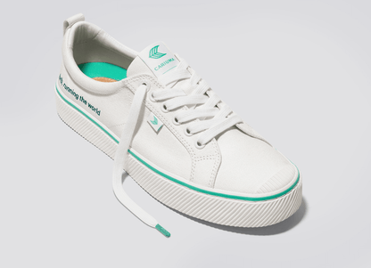 The Skimm OCA Low Off-White Canvas Sneaker Women