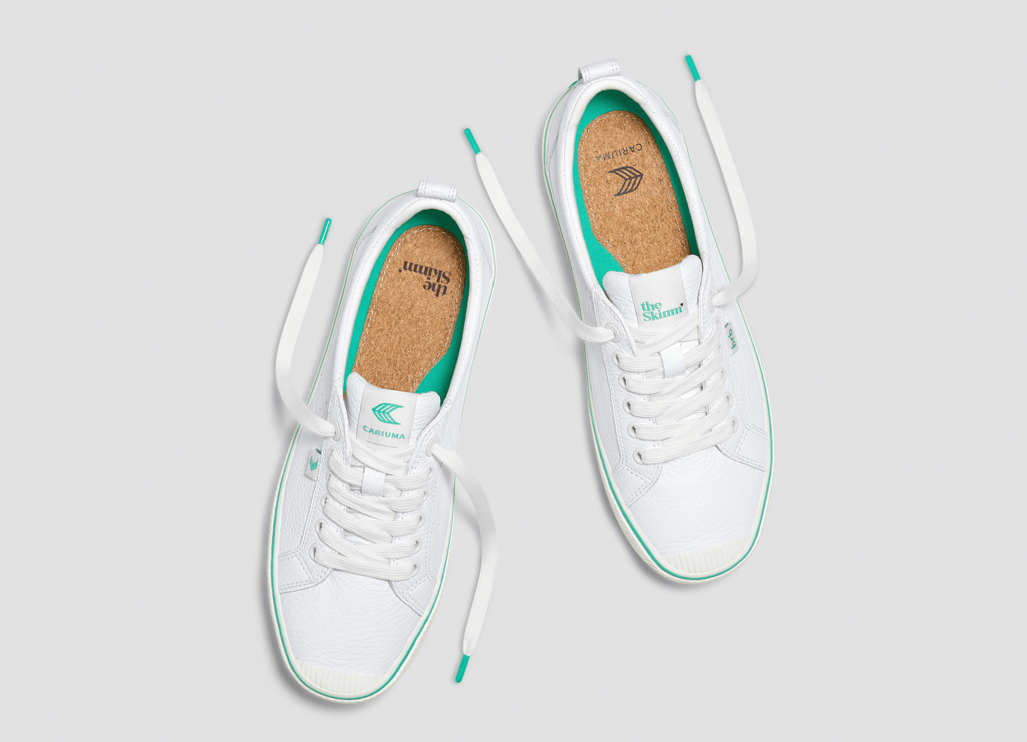 The Skimm OCA Low White Premium Leather Sneaker Women