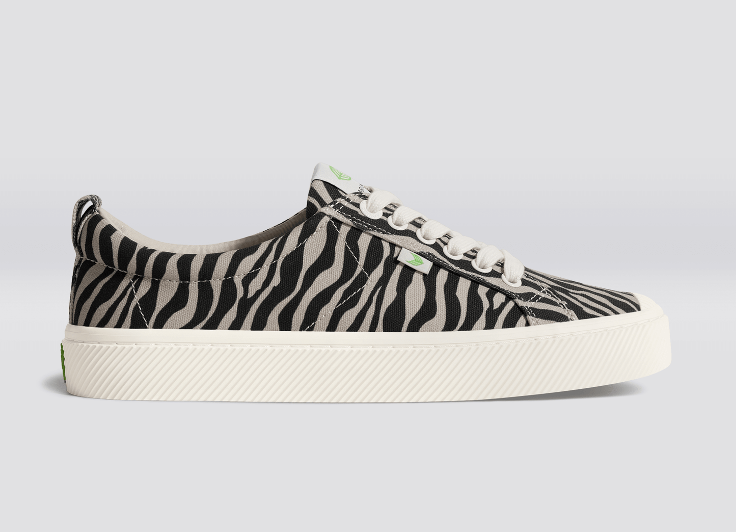 OCA Low Zebra Print Canvas Sneaker Women