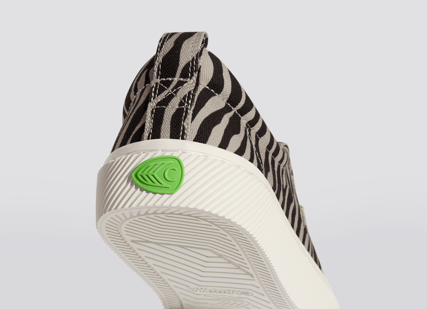 OCA Low Zebra Print Canvas Sneaker Women