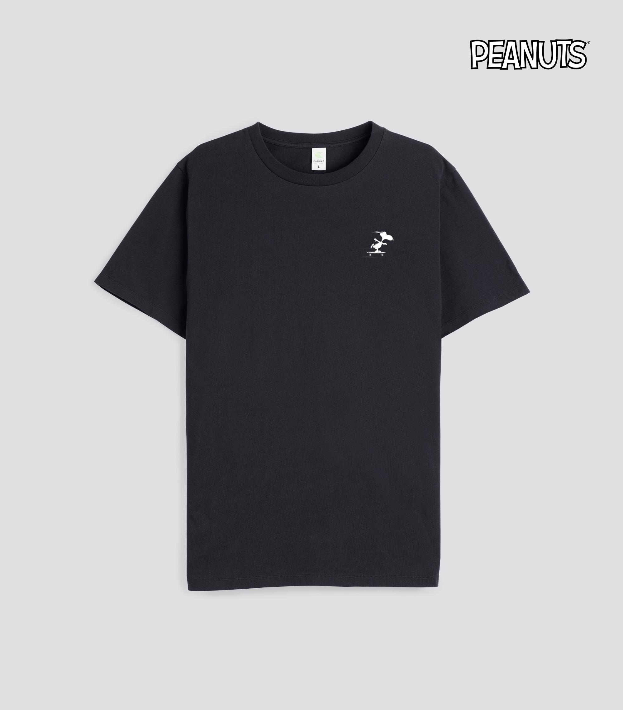 SKATE PRINT T-SHIRT - Black