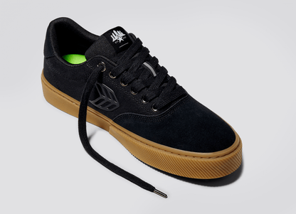 Skatepark of Tampa NAIOCA PRO Gum Black Suede and Canvas Black Logo Sneaker Men