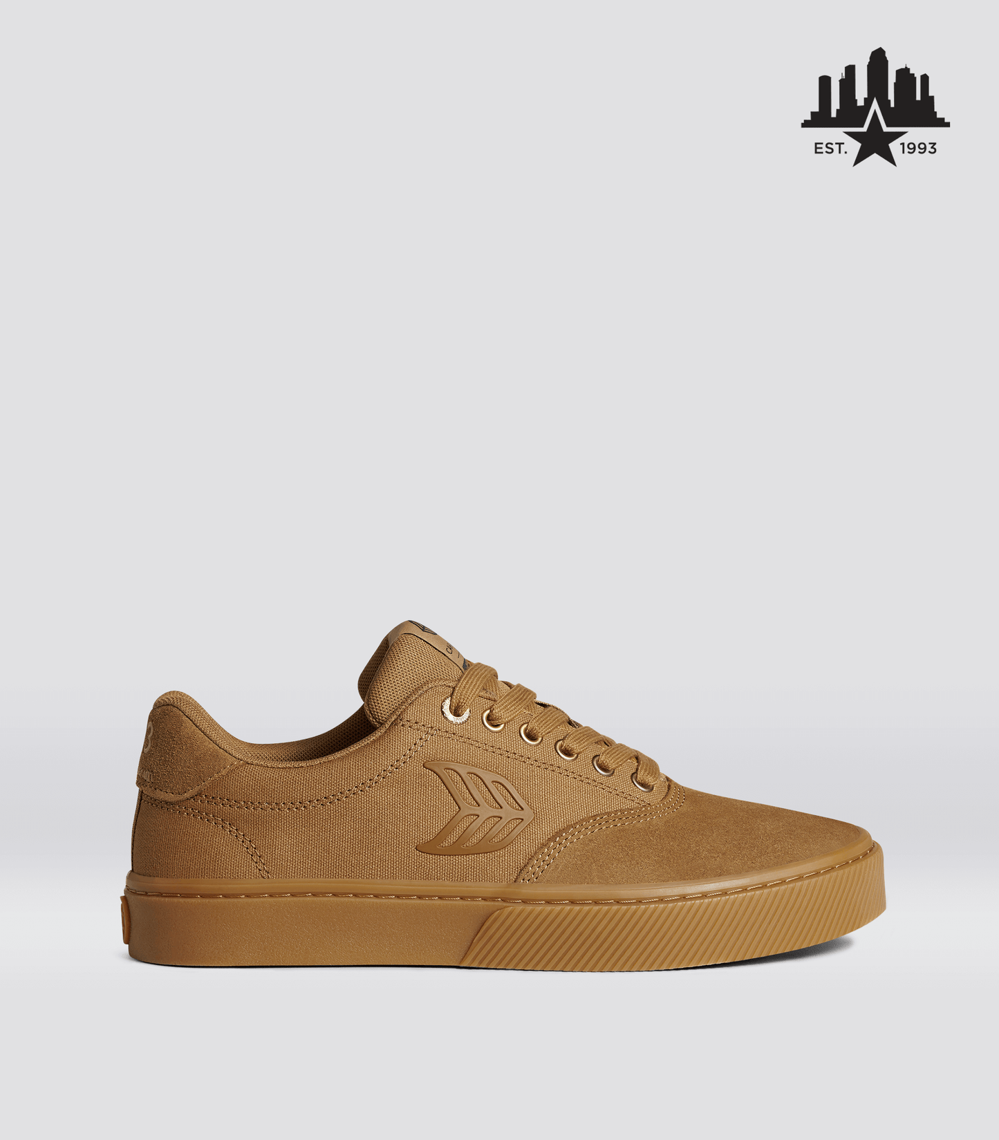 Skatepark of Tampa NAIOCA PRO Gum Camel Suede and Canvas Camel Logo Sneaker Men