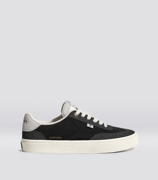 TOCA Ash Grey Suede Black Nylon Sneaker Men