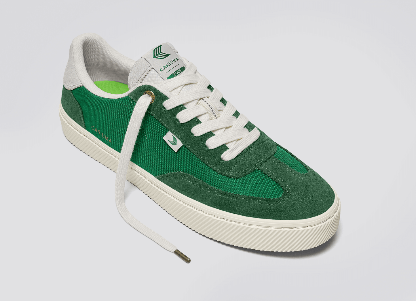 TOCA Abundant Green Suede Green Nylon Sneaker Men