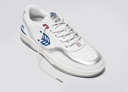 STAR WARS UBA White Leather R2-D2 Blue Logo Sneaker Men