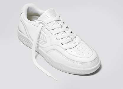 UBA White Premium Leather Ice Logo Sneaker Men