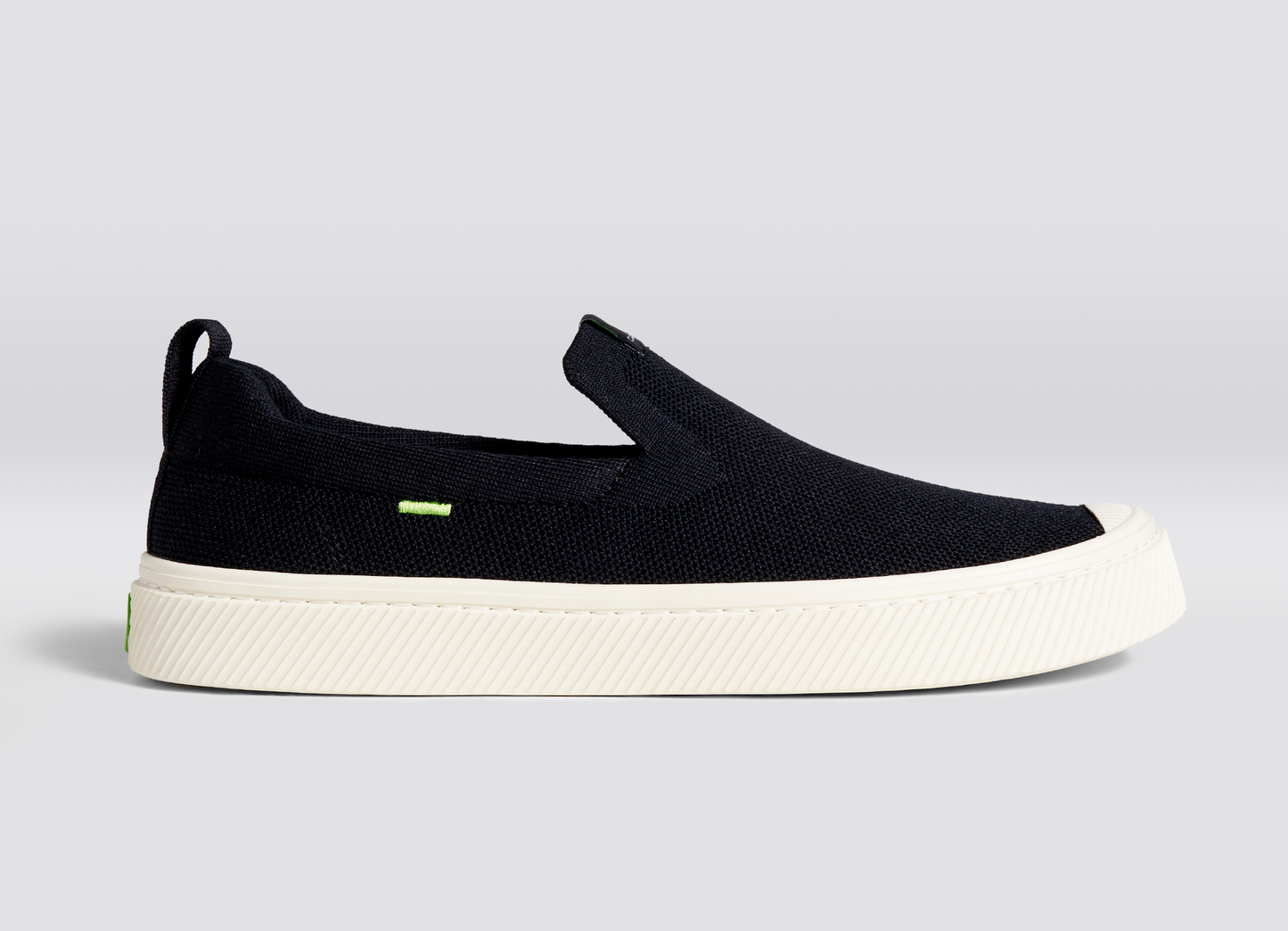 IBI SLIP-ON Black Knit Sneaker Women