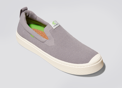 IBI SLIP-ON Light Grey Knit Sneaker Women