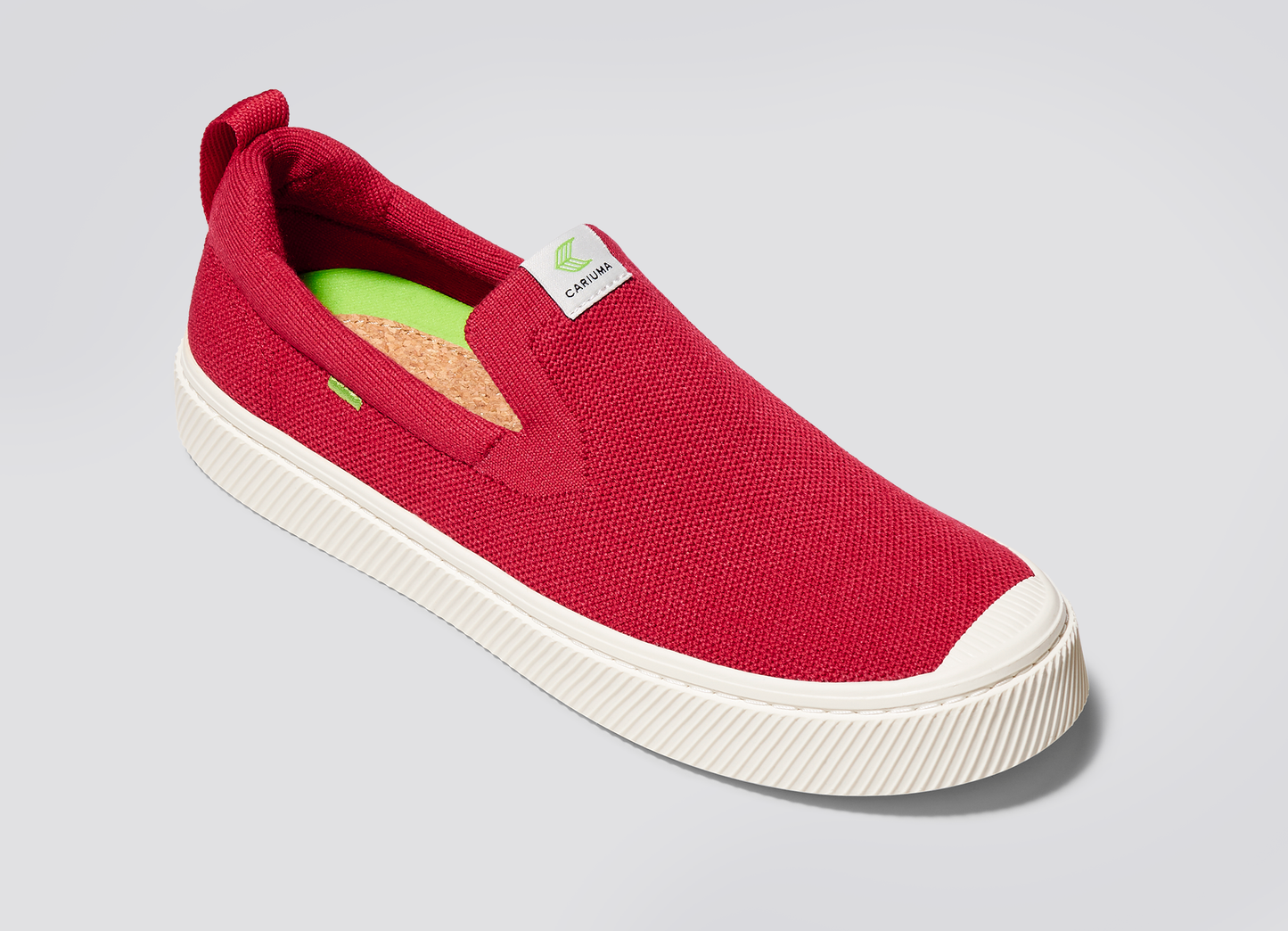 IBI SLIP-ON Raw Red Knit Sneaker Women