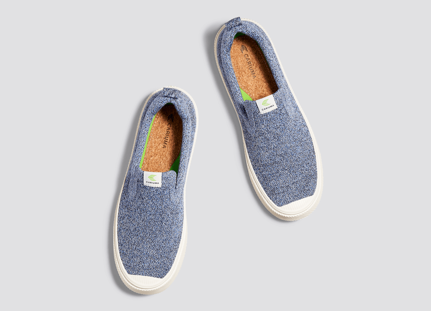 IBI SLIP-ON Stone Blue Knit Sneaker Men