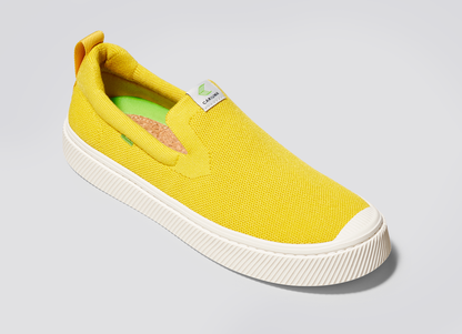 IBI SLIP-ON Sun Yellow Knit Sneaker Men