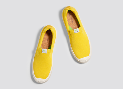 IBI SLIP-ON Sun Yellow Knit Sneaker Men