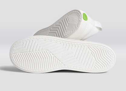 IBI SLIP-ON White Knit Sneaker Men