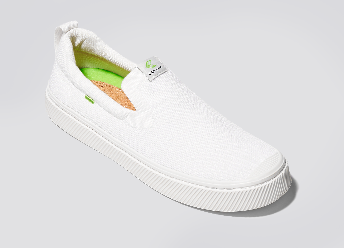 IBI SLIP-ON White Knit Sneaker Women