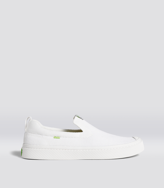 IBI SLIP-ON White Knit Sneaker Men