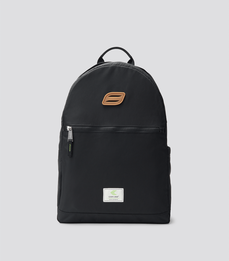 CARIUMA: Black Eco-friendly Backpack That Fits Laptop | JJ Backpack