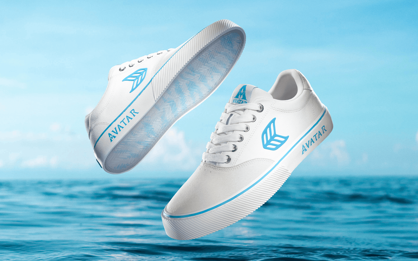 NAIOCA PRO AVATAR Vintage White Suede Off-White Canvas Blue Logo Sneaker Women