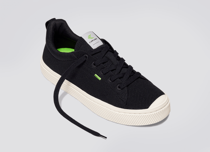 IBI Low Black Knit Sneaker Women